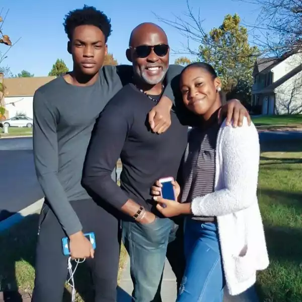 Super Star Actor, RMD, Poses With His Cute Children To Celebrate Father